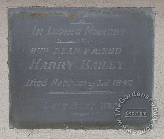 BAILEY, Harry, St Matthews Church